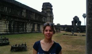 Me in the inner enclosure at Angkor Wat